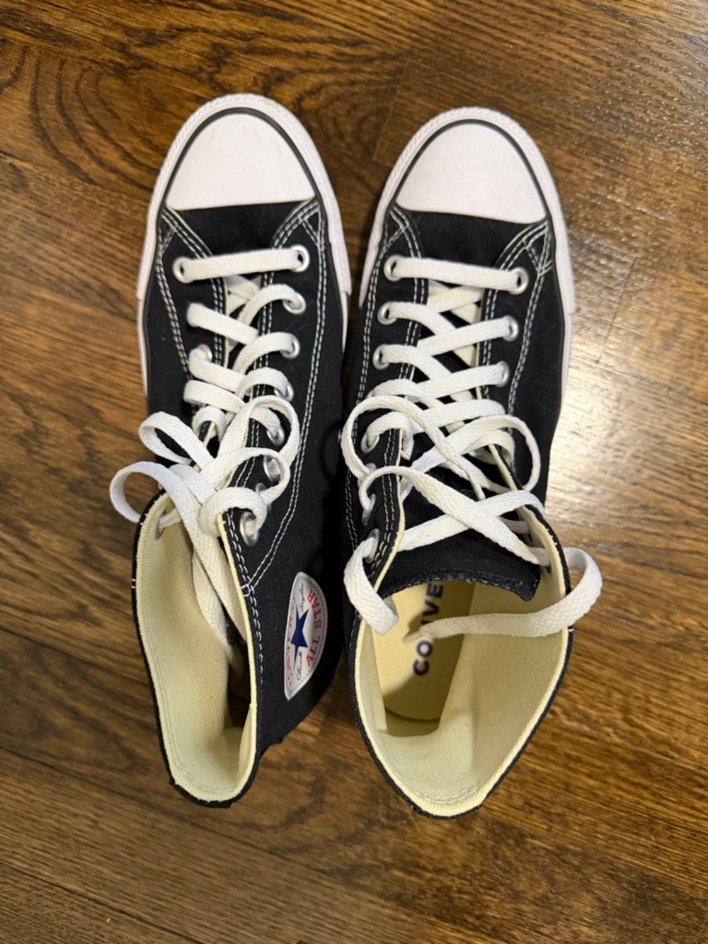 Converse High Top Sneakers - Black & White - Picture 4 of 4